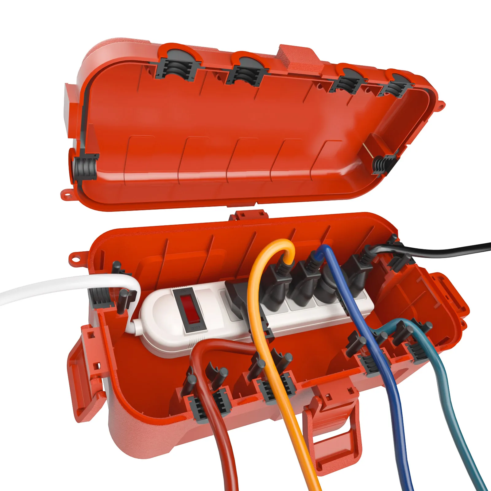 

Halloween/Christmas Decoration Boxes Waterproof Cable Box Waterproof Outdoor Cable Boxes for Extension Cables/Power Strips/Plugs