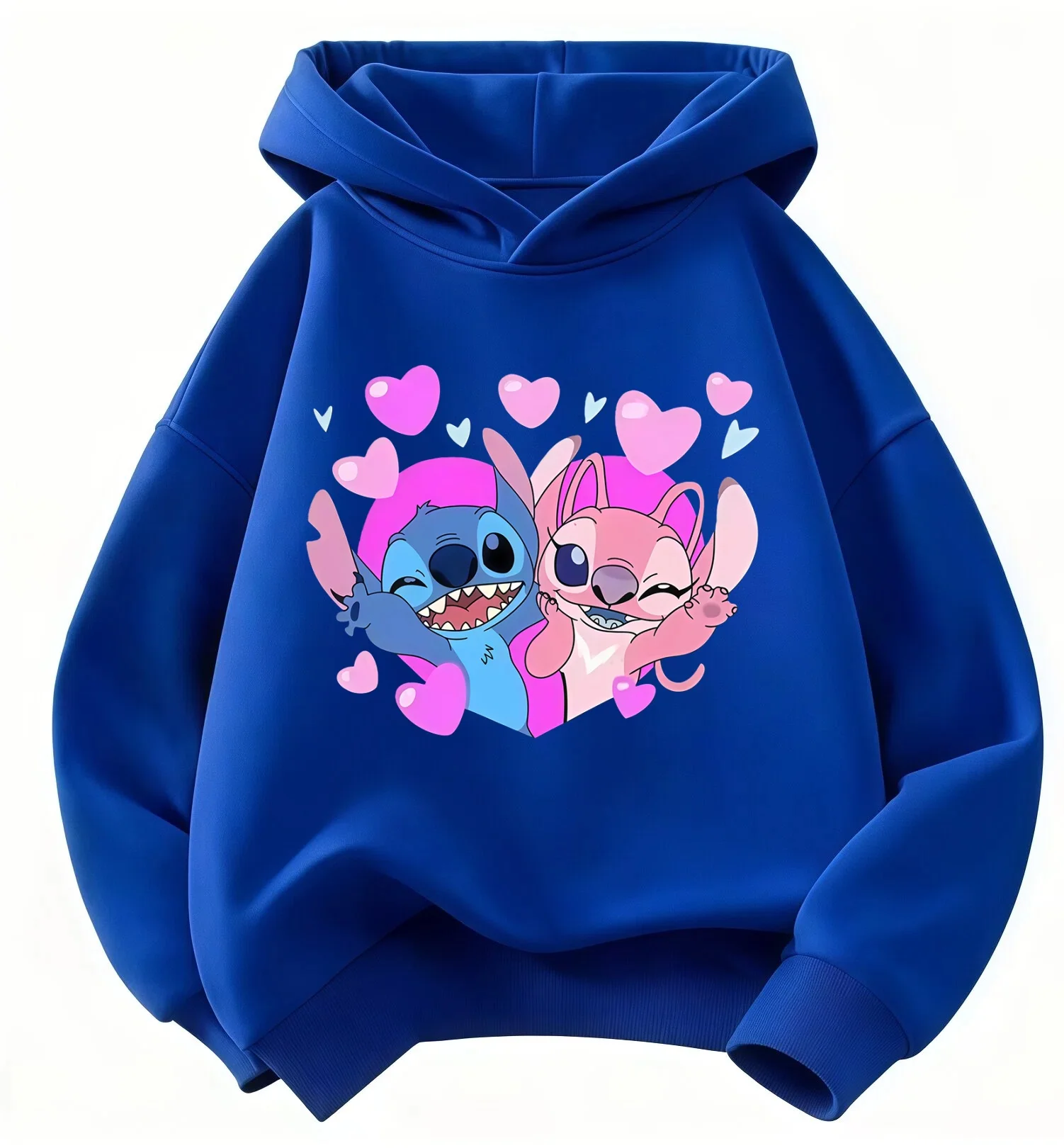 

Best Selling Disney Stitch Kids Hoodie Cartoon Character Pullover Hooded Sweatshirt for Toddler Boys Girls 2-13Y Comfortable