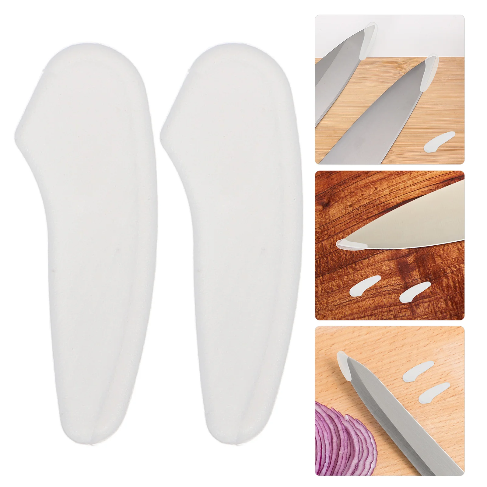 

300Pcs Plastic Cutter Tip Protectors Transparent Sleeves Anti-Collision Cutter Covers Household Kitchen Supply