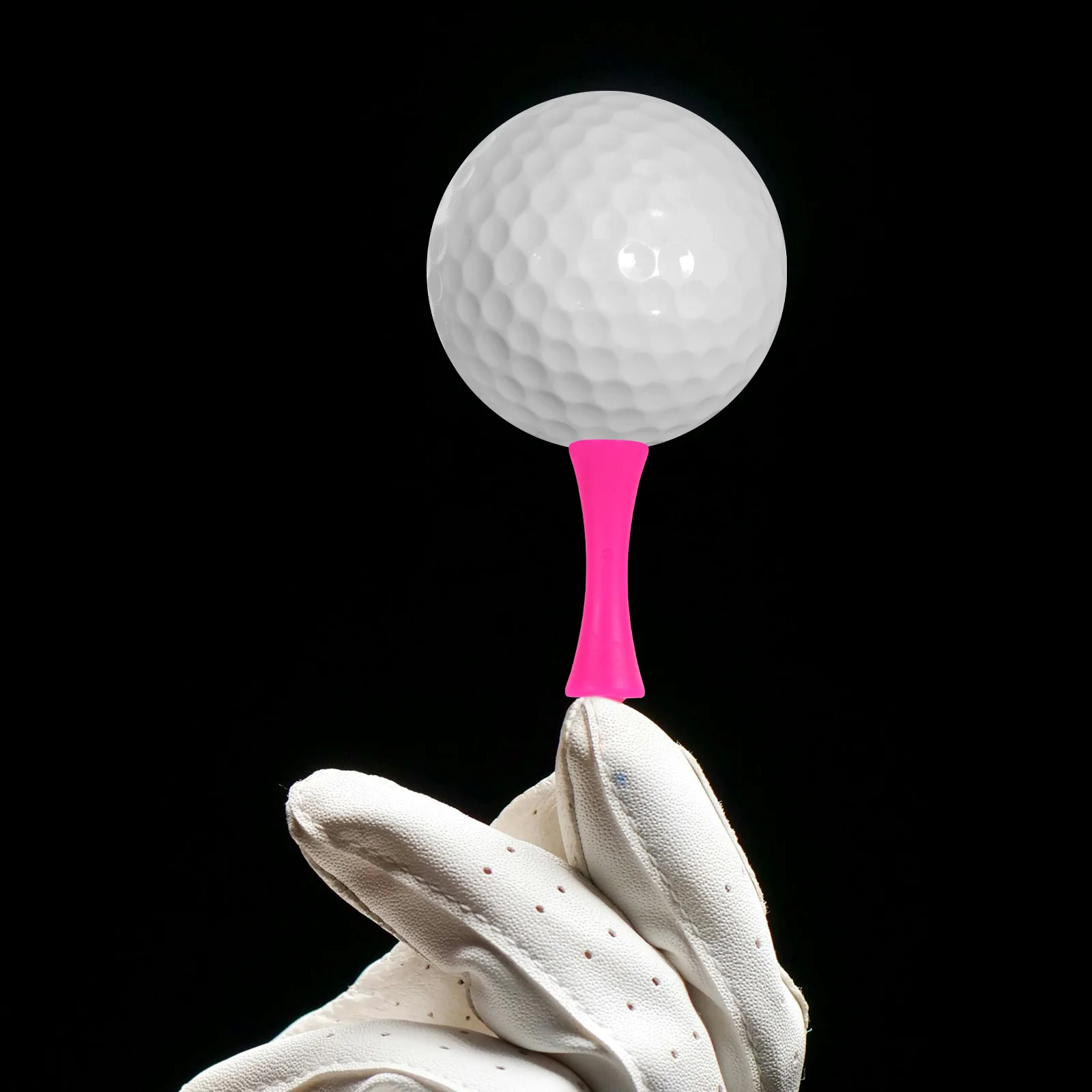 100Pcs Golf Tees 57Mm Sturdy Plastic Practice Tees for Professional Driving Range Golf Simulator Accessories for Adults