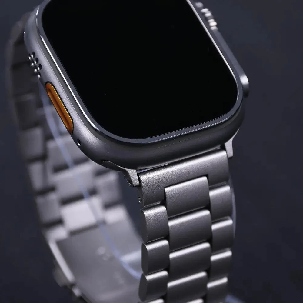 Edelstahlarmband für Apple Watch 46 mm Ultra 49 mm, Metallarmband für iWatch 12 11 10 9 8 SE 42 mm, Business-Uhrenarmband – Detail 13