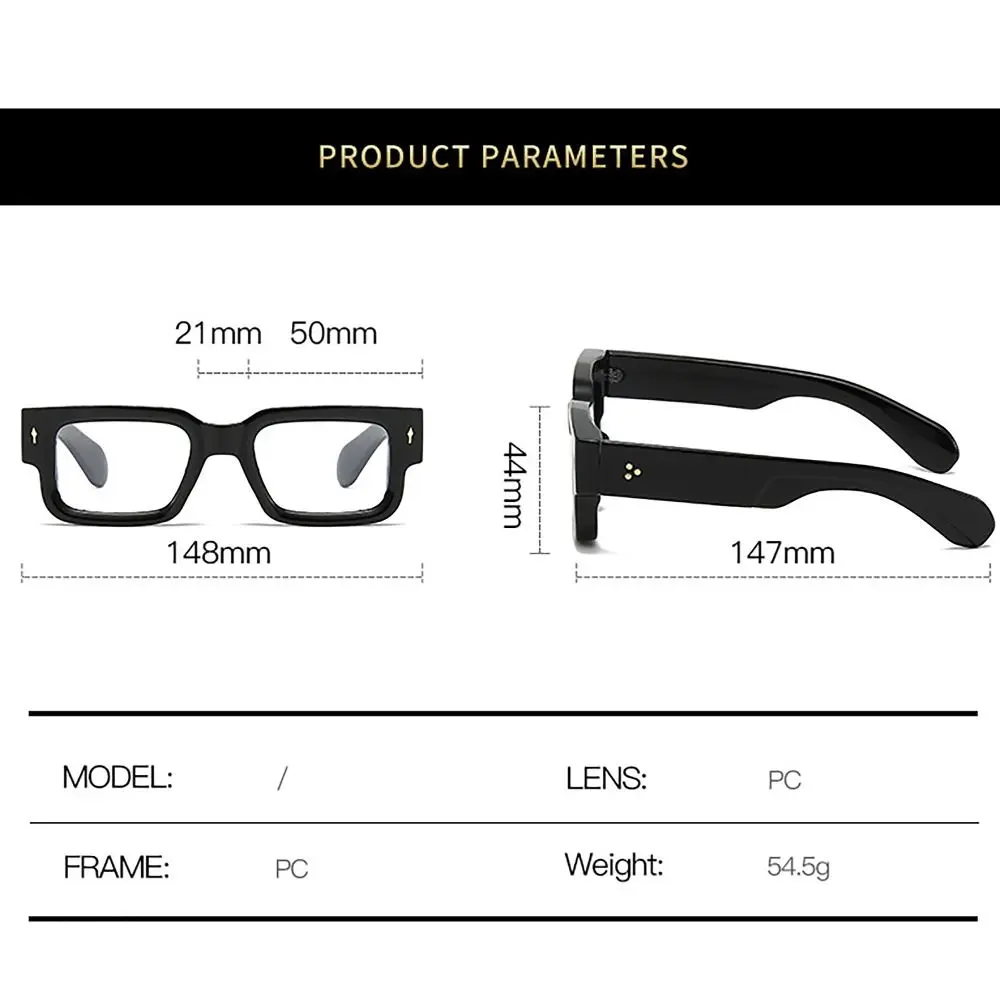 男性と女性のためのアンチUVブルーレイメガネ、女性のための眼鏡、光学メガネ、正方形のフレーム、pcフレーム、2022、新しい、2024