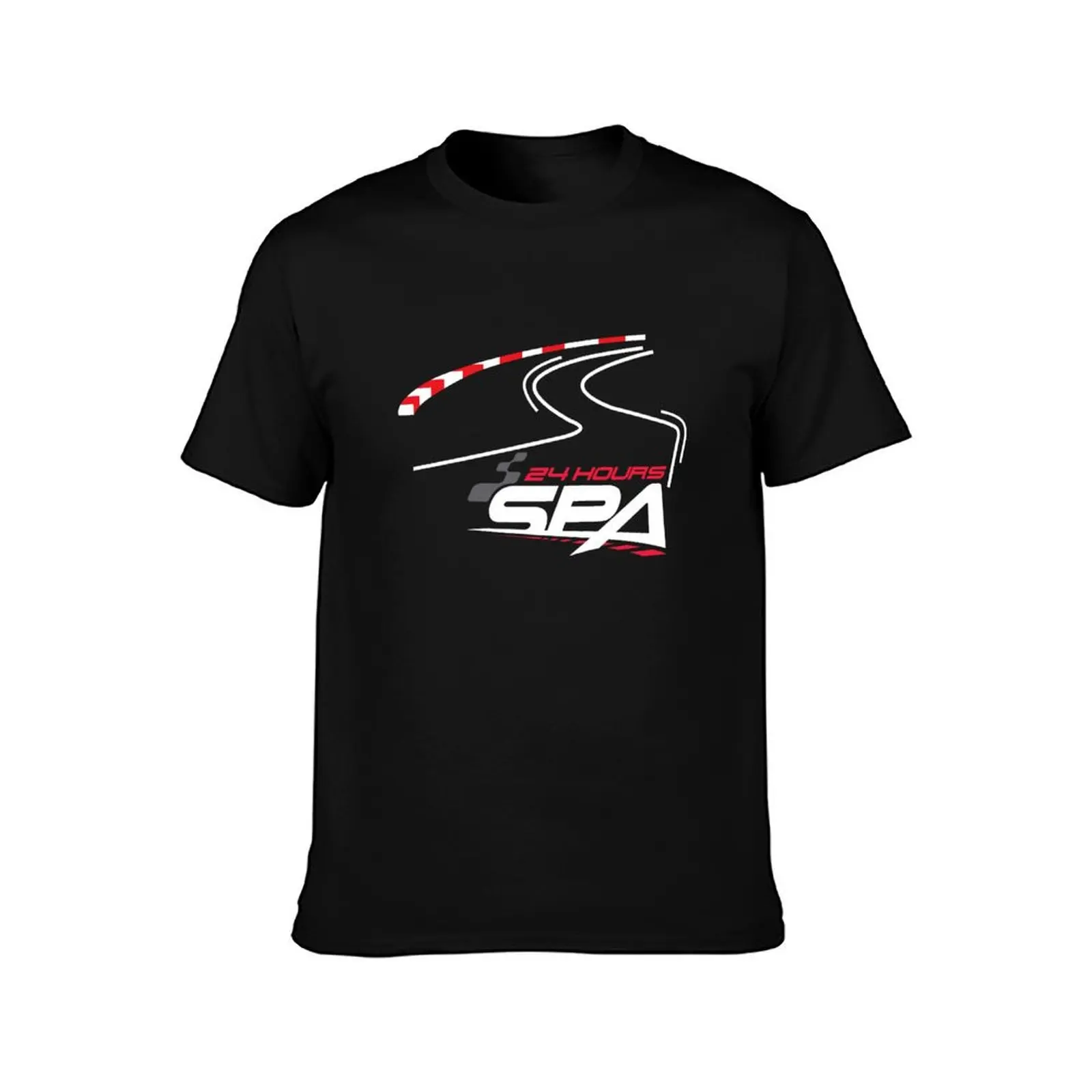 Spa Francorchamps Spa Total 24 Hour Racetrack T-Shirt Basic Lightweight Short Sleeve Tee