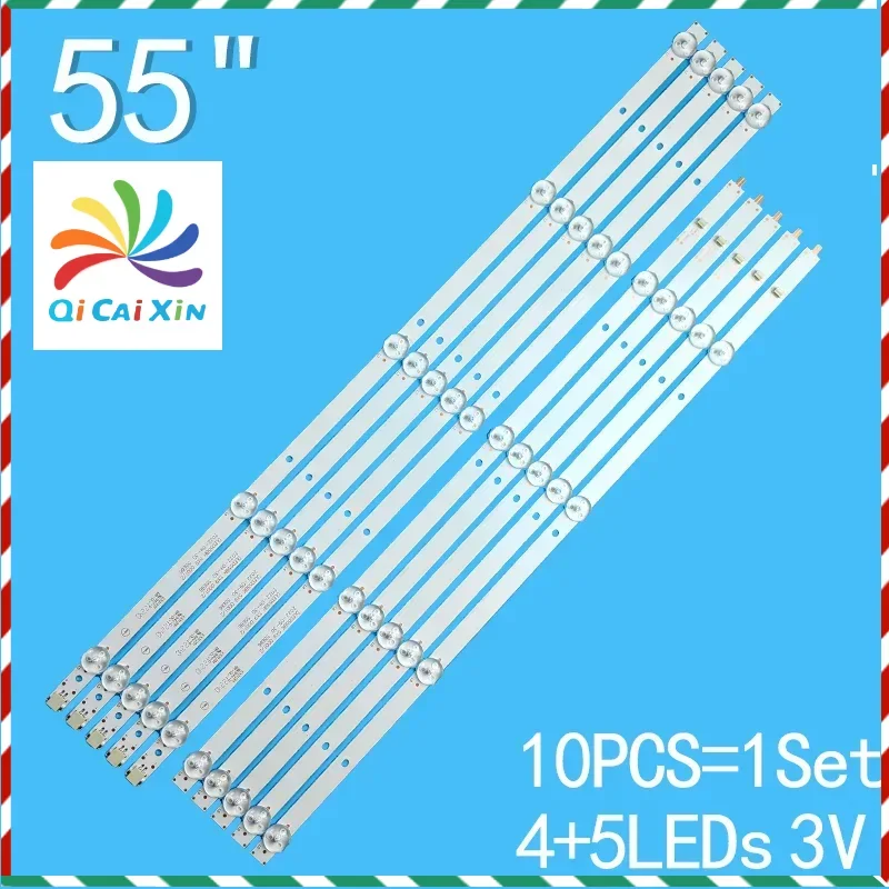 

LED Backlight for DLED55BK 5X9 0001/2 DLED55BK 5X9 0002 SJ.BK.D5500901-3030KS-M PPTV PTV-55VU4