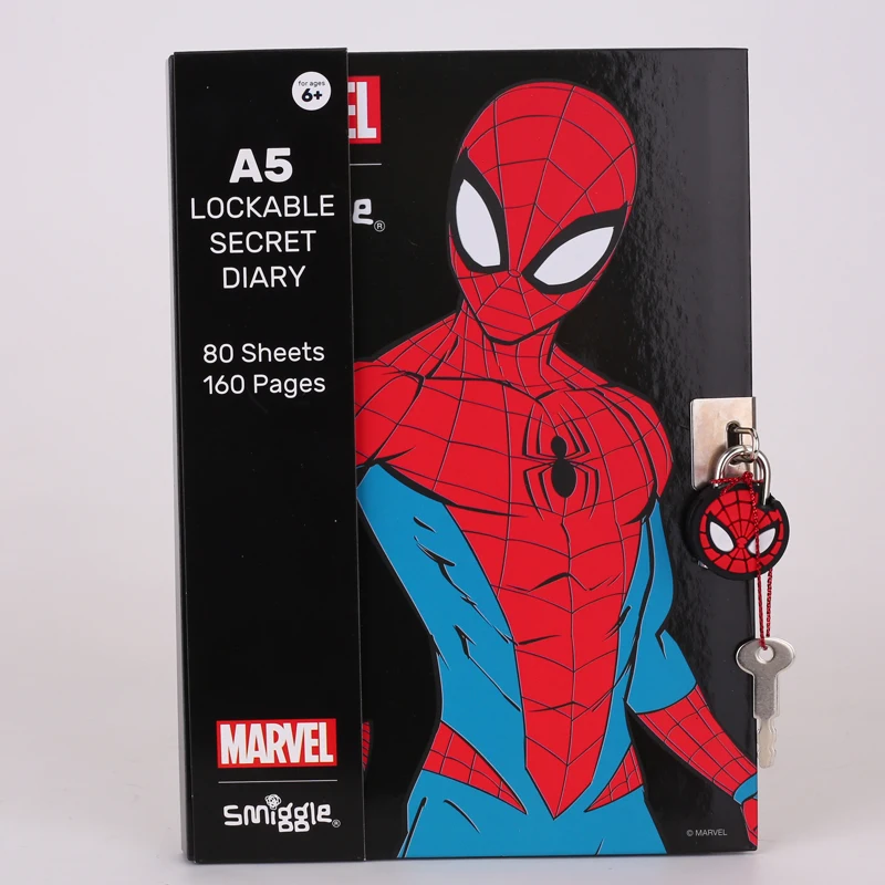 Australia Smiggle Marvel Spider-Man Spiderman Boys Backpack Student Backpack Water Cup Lunch Bag Pen Box Children's gift