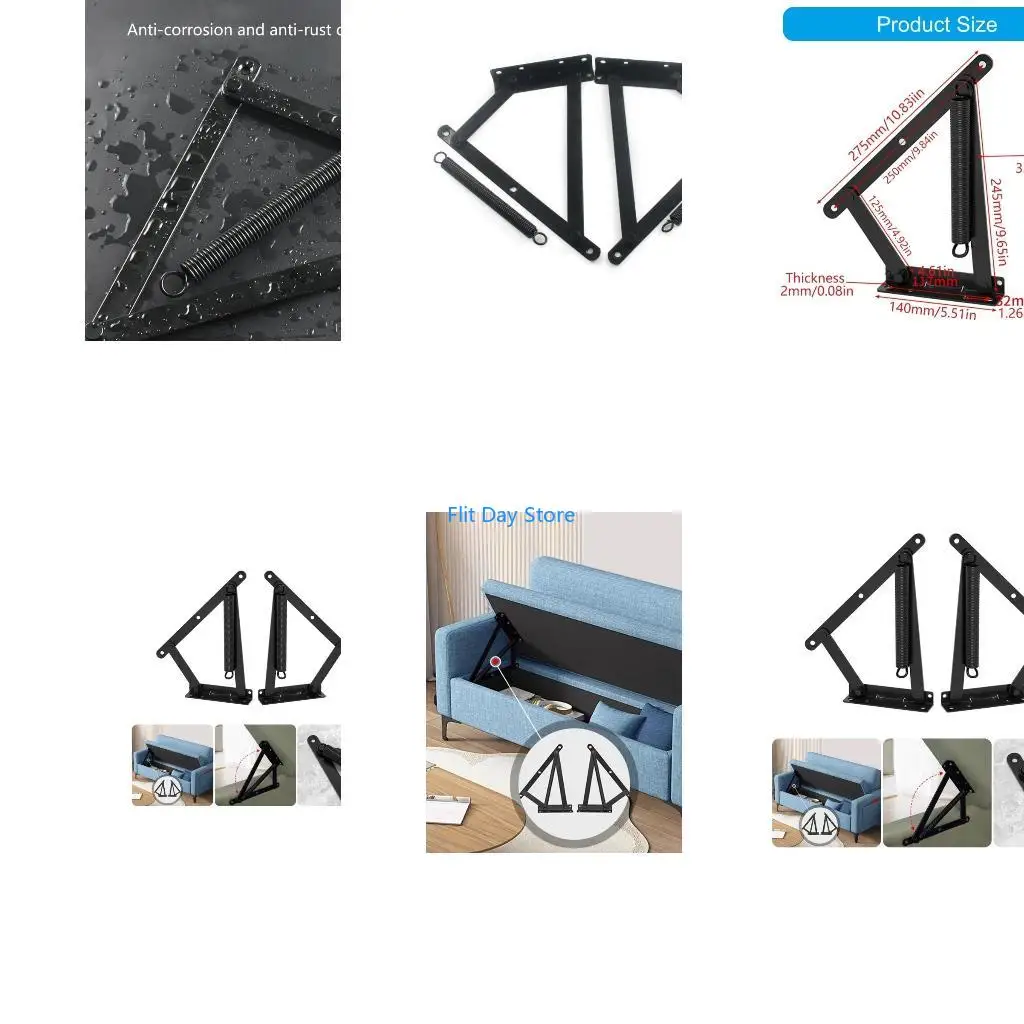 F92C Multipurpose Bed Hinges Portable Accessory for Home and Craft Enthusiasts