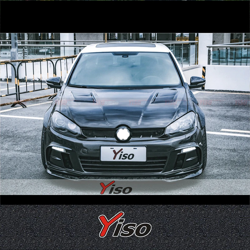 Suitable for GOLF 6 GTI R20 R Aerodynamic kit Engine Cover GOLF 6 GTI R20 R Carbon fiber Modified GOLF 6 ASPEC HOOD