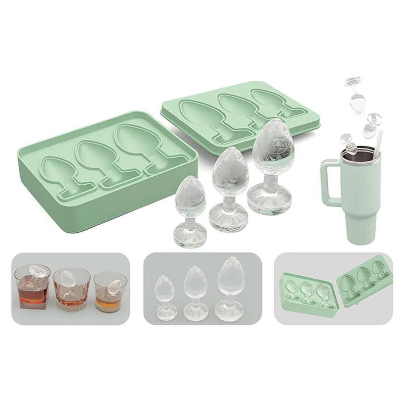 Adult Prank Ice Cube Mold Trays Fun Shapes Novelty Silicone Ice Cube Molds for Ice Chilling Whiskey Cocktails Juice Drink Mold