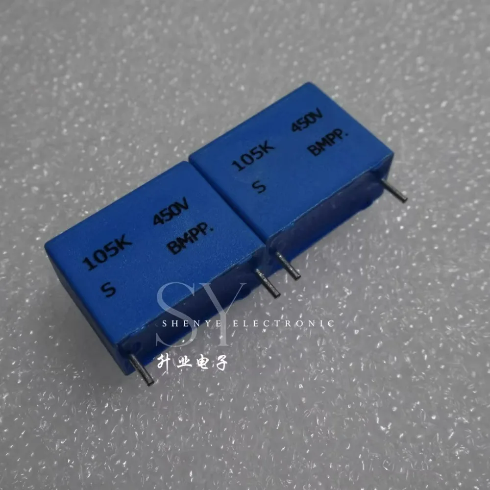 10PCS 1.0uf/450v 1u0 1uf 105 brand new 15mm film capacitor (Thickness: 8.2mm)