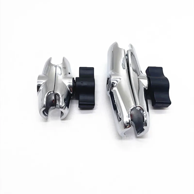 Алюминий, 15 см, 9,4 см, 9 см, 6,1 см, 5,5 см, длинный кронштейн с двойной розеткой для 1-дюймовых шариковых основок для держателя мобильного телефона