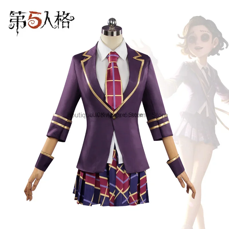 Anime Identity V Cosplay Costume Survival Dancer Ivory Tower Cosplay Blue Swan Anime Animation Game Costume JK Uniform