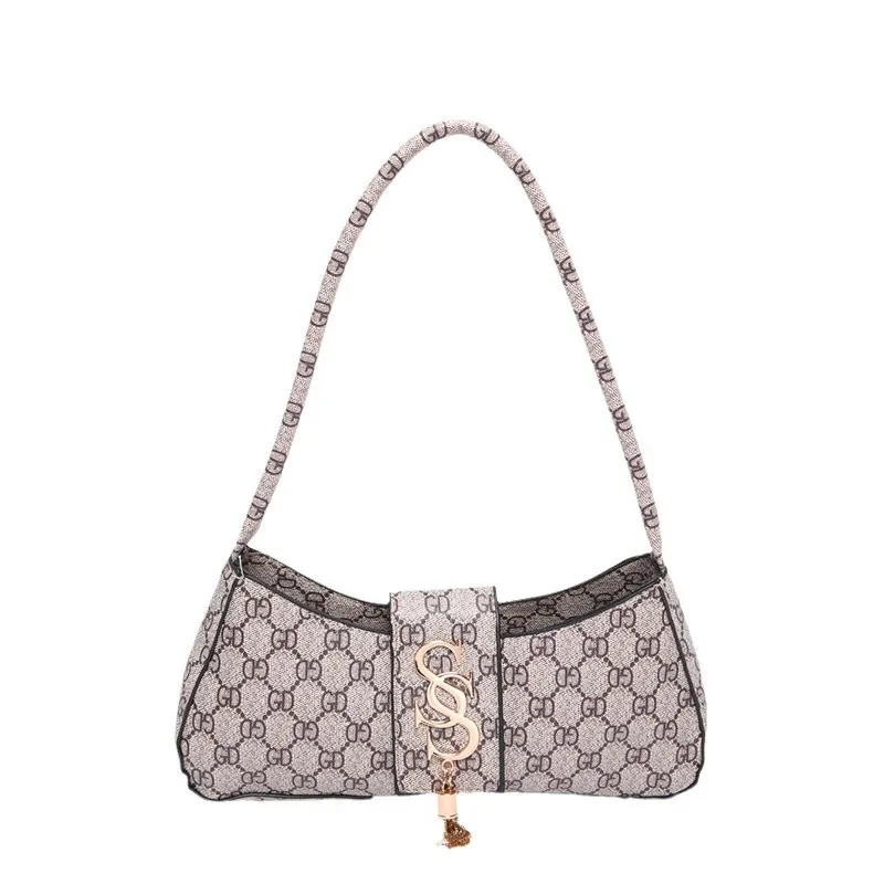 

‌2025 Women's Niche Design Underarm Bag - Textured Tassel Letter Small Bag, Versatile & Casual Handbag‌