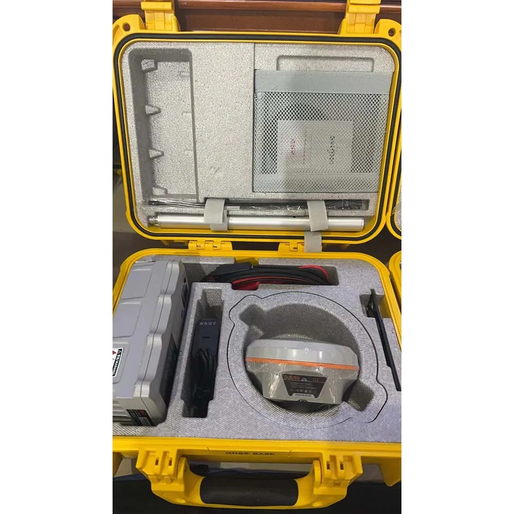 Instrumento de topografía terrestre GPS South G3, Rover y Base, conmutada en idioma, transceptor integrado Protocolo de radio Farlink