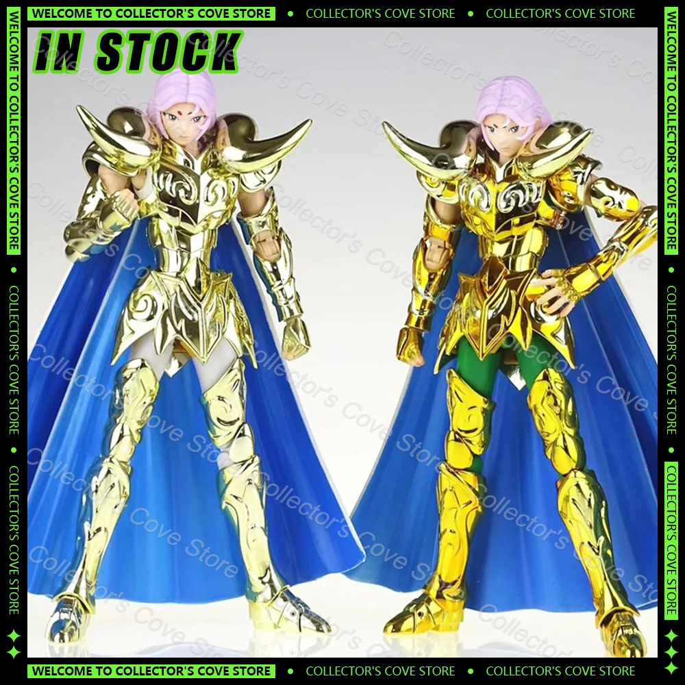 CS Model Saint Seiya Figure Myth Cloth EX Aries Mu with Shion Head Grand Pope Knights of The Zodiac Action Figures Ornament Toys