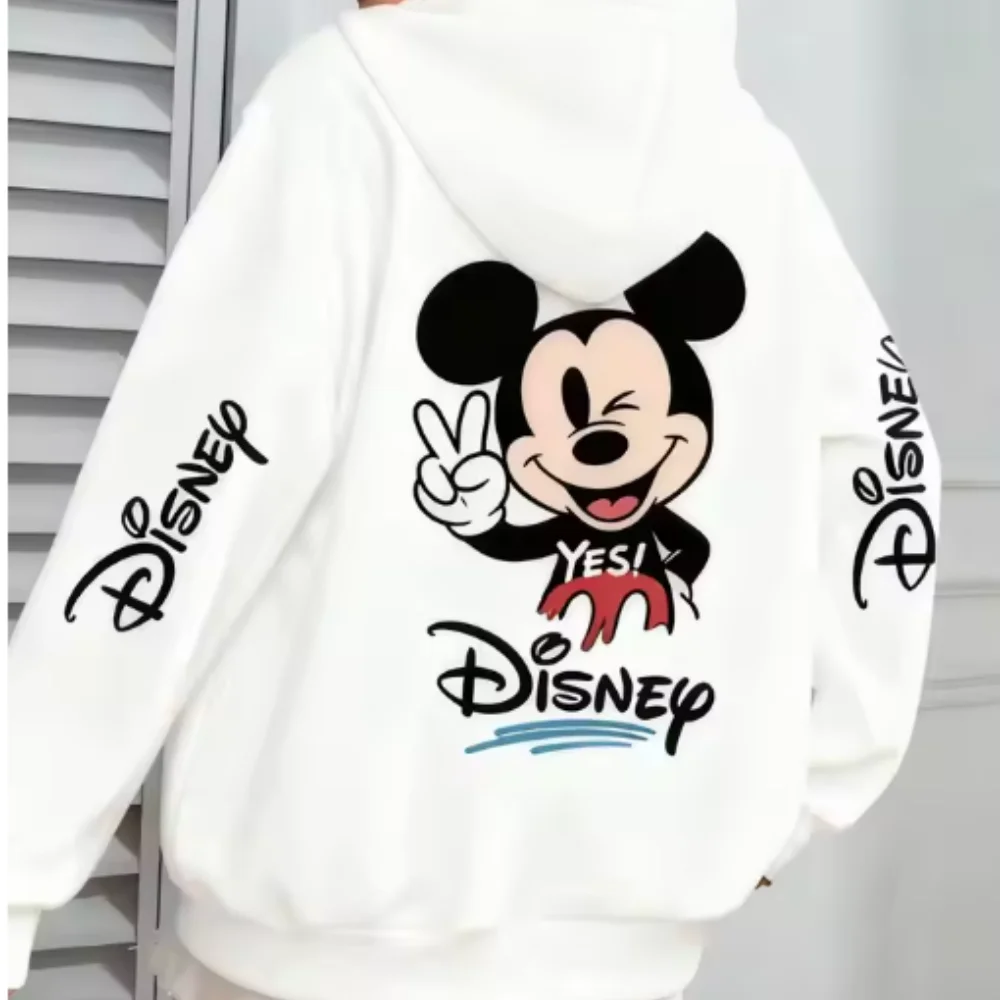 Disney Hoodie, Best Friend Couple Style, Casual Home And Outdoor Wear, Versatile Sports Top, Unisex