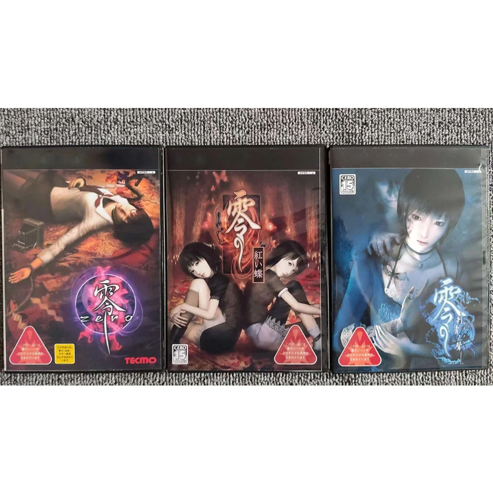 Disco de Jogo PS2 Fatal Frame com Manual, Disco de Jogo Retro Desbloqueado para Console PlayStation 2, Peças de Substituição