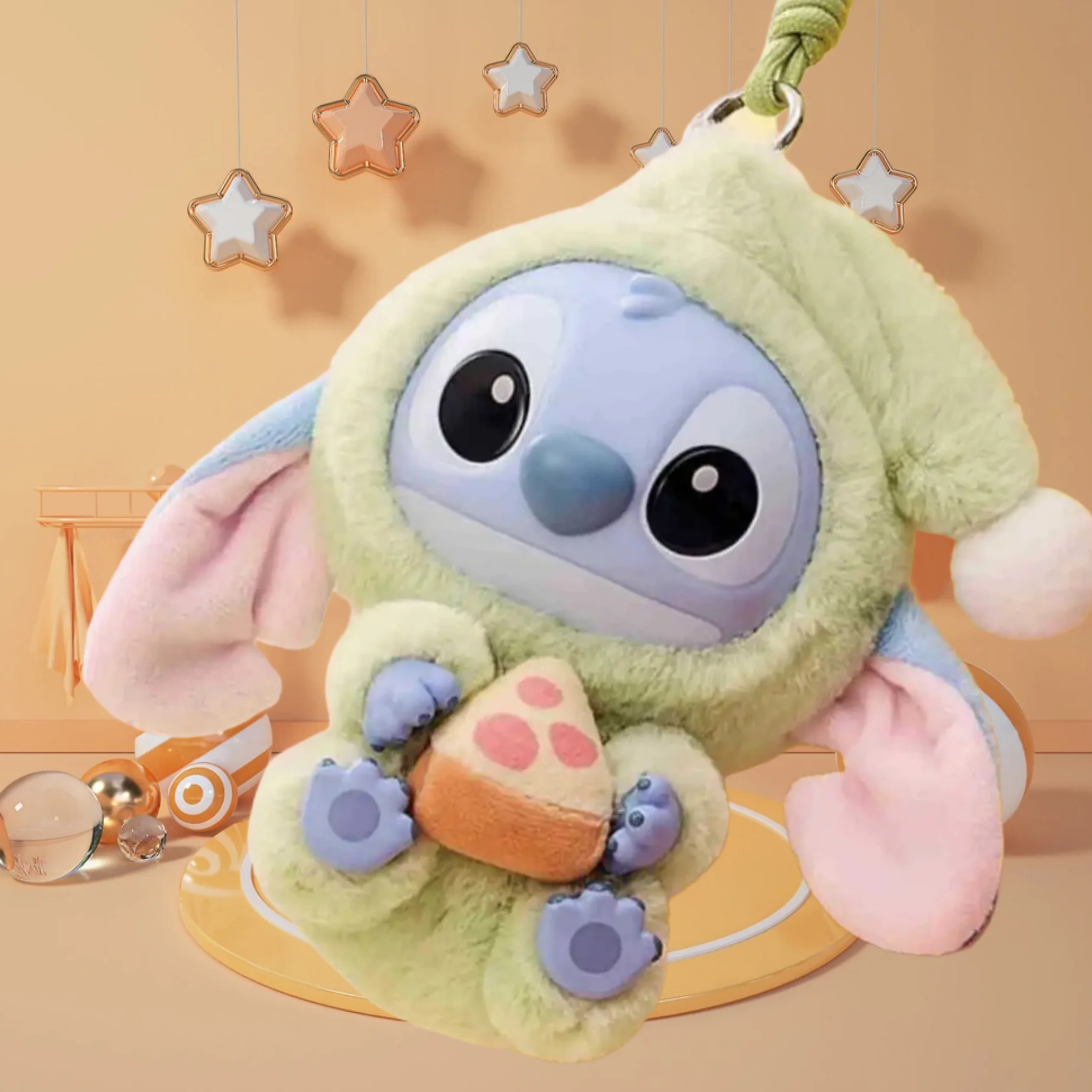 Disney Stitch "Late-Night Bites"-serie – pluche dierenfeest blinde doos speelgoed, schattige pluche poppen, decoratieve geschenken