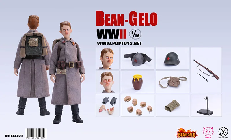 Pop Kostuum BGS025 1/12 Schaal Bean-Gelo Serie Wwii Soldaat Andre 6 Inch Mini Action Figure Model Toys Voor fans