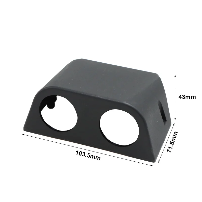 Tent Type Panel Two Hole 12V/24V Digital Voltmeter Dual USB Car Charger Fast Socket Power Outlet