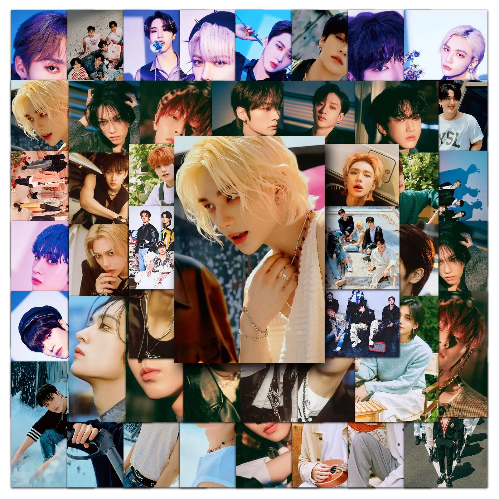 

50 Stray Kids Star Surrounding Small Cards, Handheld Accounts, Gouka Decorations, SKZOO Surrounding Stars, Water Cup Stickers