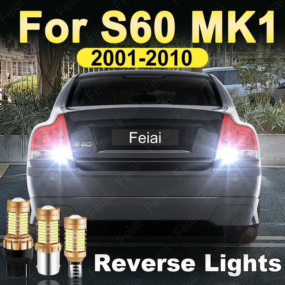Luz LED de marcha atrás para Volvo S60 MK1 2001 2002 2003 2004 2005 2006 2007 2008 2009 2010 accesorios de sintonización luz de respaldo de marcha atrás