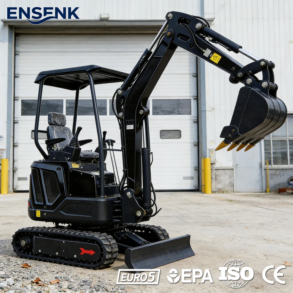 

Diesel Mini Excavator 1.8Ton With Kubota Engine And Pelle For Construction Agricultural Digger Bager Europa Fast Delivery