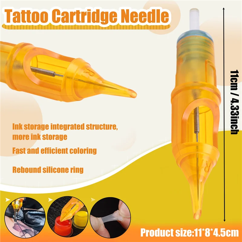 -A12R 10 Uds. Cartucho de maquillaje semipermanente desechable suministros de agujas 1Rl