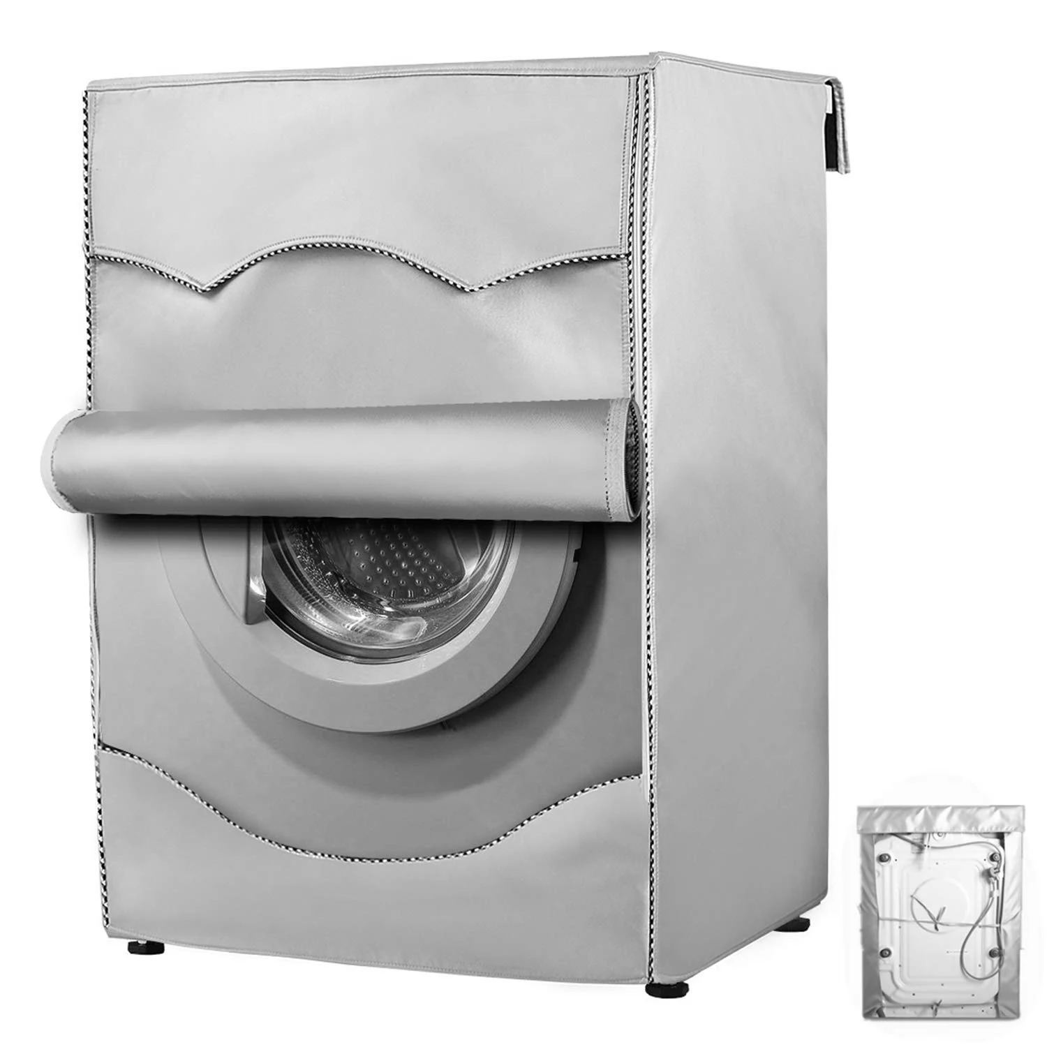 Washing Machine Cover,Washer/Dryer Cover for Front-Loading Machine Waterproof Dust-Proof