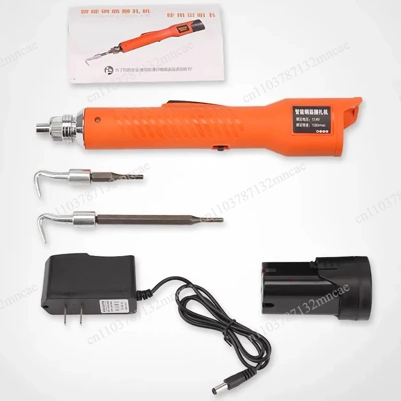 Portable Design For Construction Workers Electric Rebar Tying Gun Hook Type Binder Semi Automatic Tool