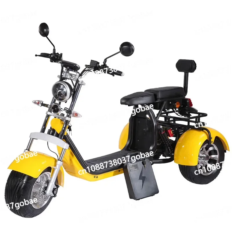 

Electric tricycle 60V 20A lithium battery golf cart adult leisure transportation battery car