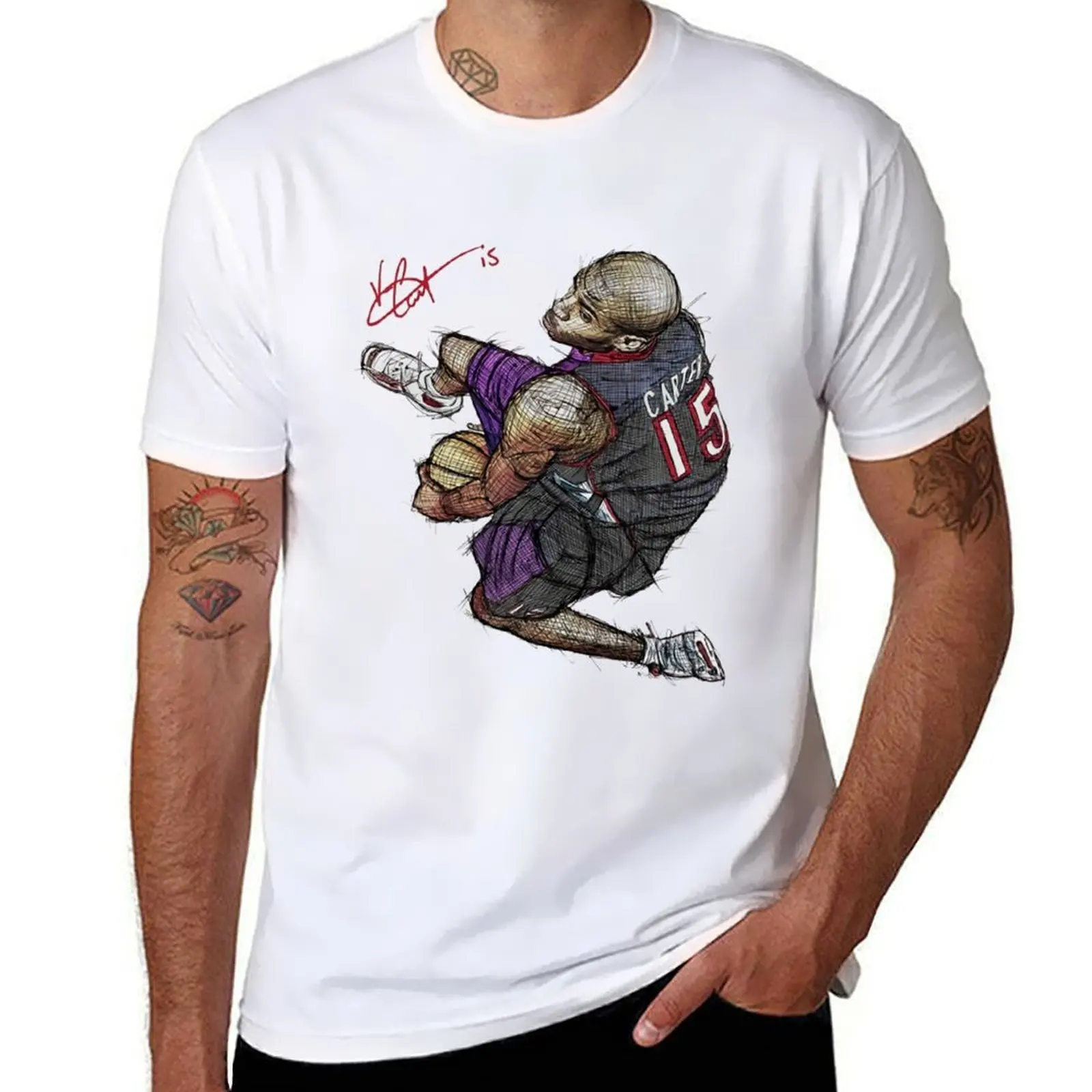 

Vince Carter Between The Legs Dunk T-Shirt funny t shirts man man t shirts graphic T-Shirt