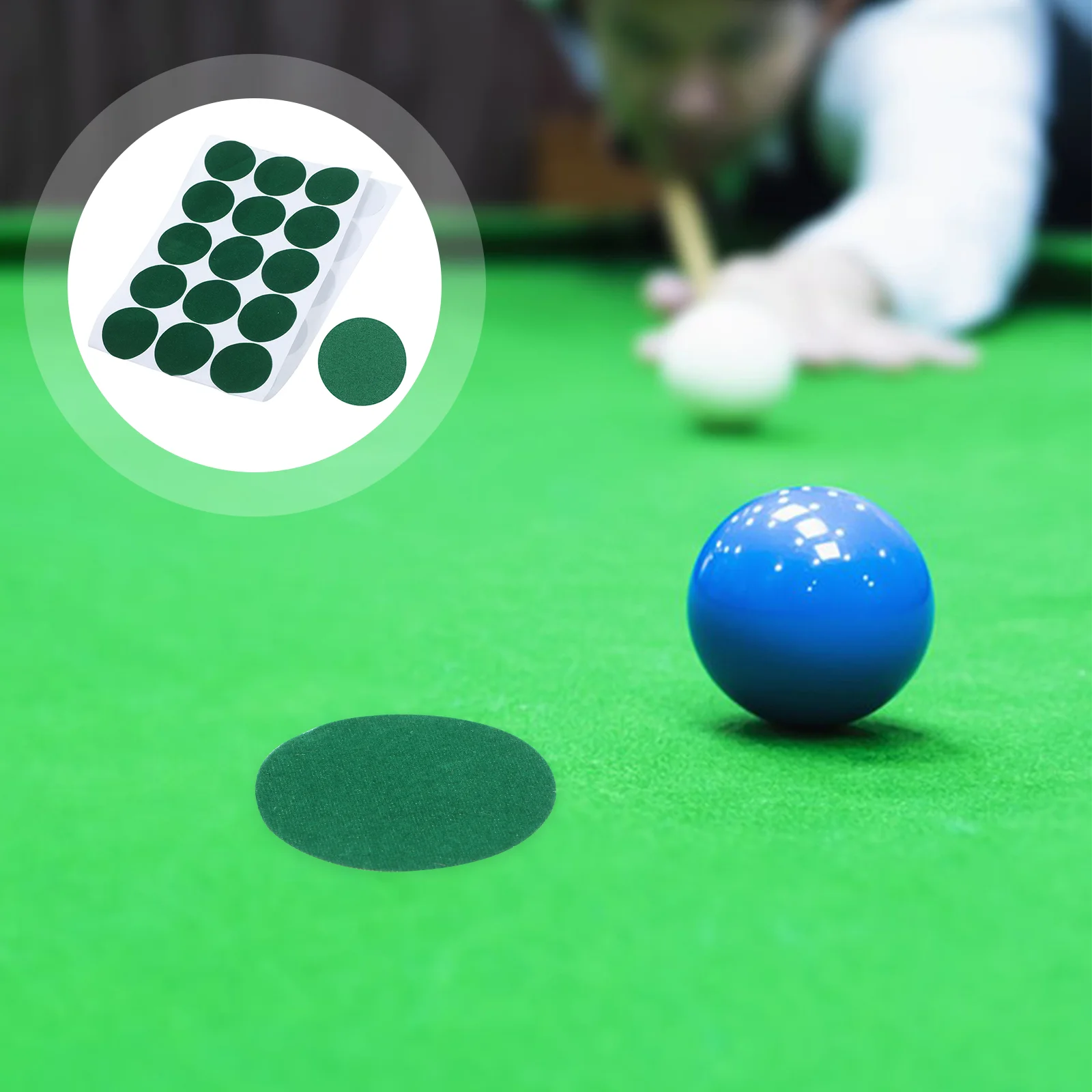 

Accessories Tablecloth Repair Stickers Pool Marking Dots Flannel Mending Billiard Maker