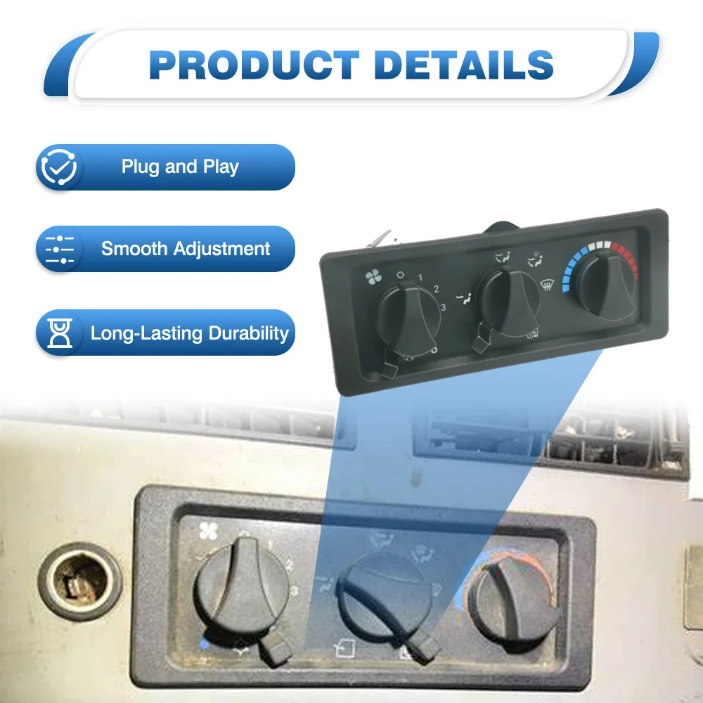 

A/C Heater Climate Control Pannel Air Condition Module for Freightliner FL60/FL70/C840 FL-Series 5Pins