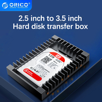 ORICO Hard Drive Caddy 2.5 to 3.5 Support SATA 3.0 To USB 3.0 6Gbps Support 7 / 9.5 /12.5mm 2.5 inch SATA HDDs and SSDs (1125SS)