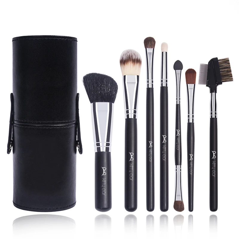 7Pcs Makeup Brush Set Makeup Concealer Brush Blush Loose Powder Brush Eye Shadow Highlighter Blending Beauty Soft Make Up Tools