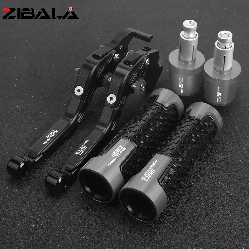 For 1190 Adventure R 2013 2014 2015 2016 Motorcycle Brake Clutch Levers 22MM Handlebar Hand Grips ends knobs Accessories