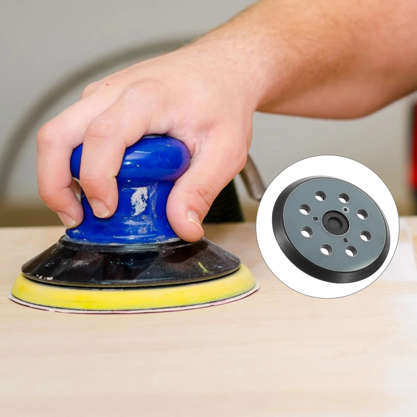 

8 Hole Hook Loop Sander Disc Metal Sanding Replacement Workmanship Fast Lasting Dust Pickup Automotive Wood Metal