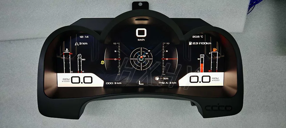أحدث مجموعة أدوات LINUX الرقمية للسيارة الأصلية لعام 2026 عداد السرعة LCD مشغل لوحة القيادة لسيارة Toyota Hilux 2005-2024 #3