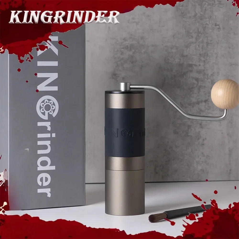 Kingrinder K0 K1 K2 K4 K6 Coffee Bean Hand Grinder Pour Over Coffee Hand Mill Portable Bespoke Metal Grind Machine Mill Grinders