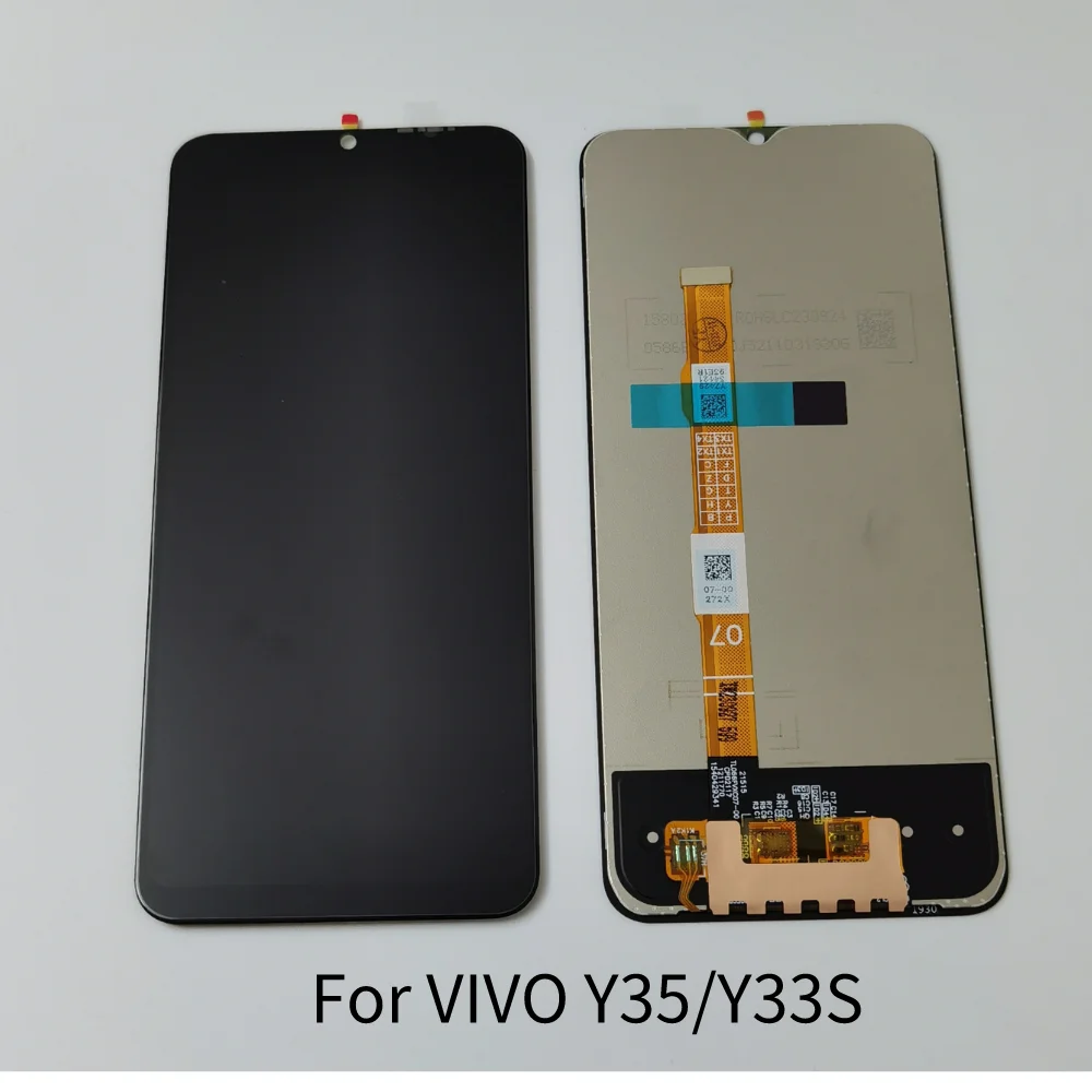 

ЖК-дисплей 6,58 "для VIVO Y35 4G V2205, дисплей с сенсорным экраном и дигитайзером в сборе, замена дисплея для VIVO Y33S 4G V2109, оригинал