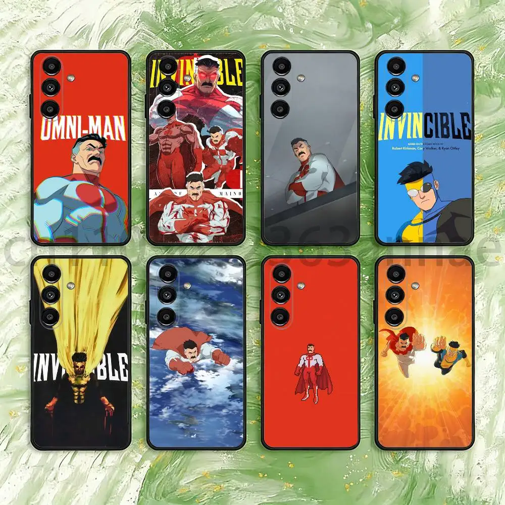 I-Invincible Funny Phone Case For Samsung Galaxy A13,21s,22,31,32,52,53,71,80,A91 Soft Black Shell
