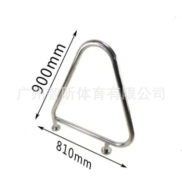 Stainless Steel Swimming Pool Handrail Water Park Safety Grab Bar 304 Non Slip Thickened Reinforced 120x80mm Flange
