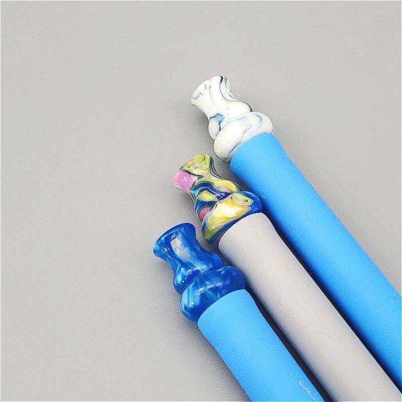 1PC Gourd - Shaped 810 Resin Material Straw Joint Random Color