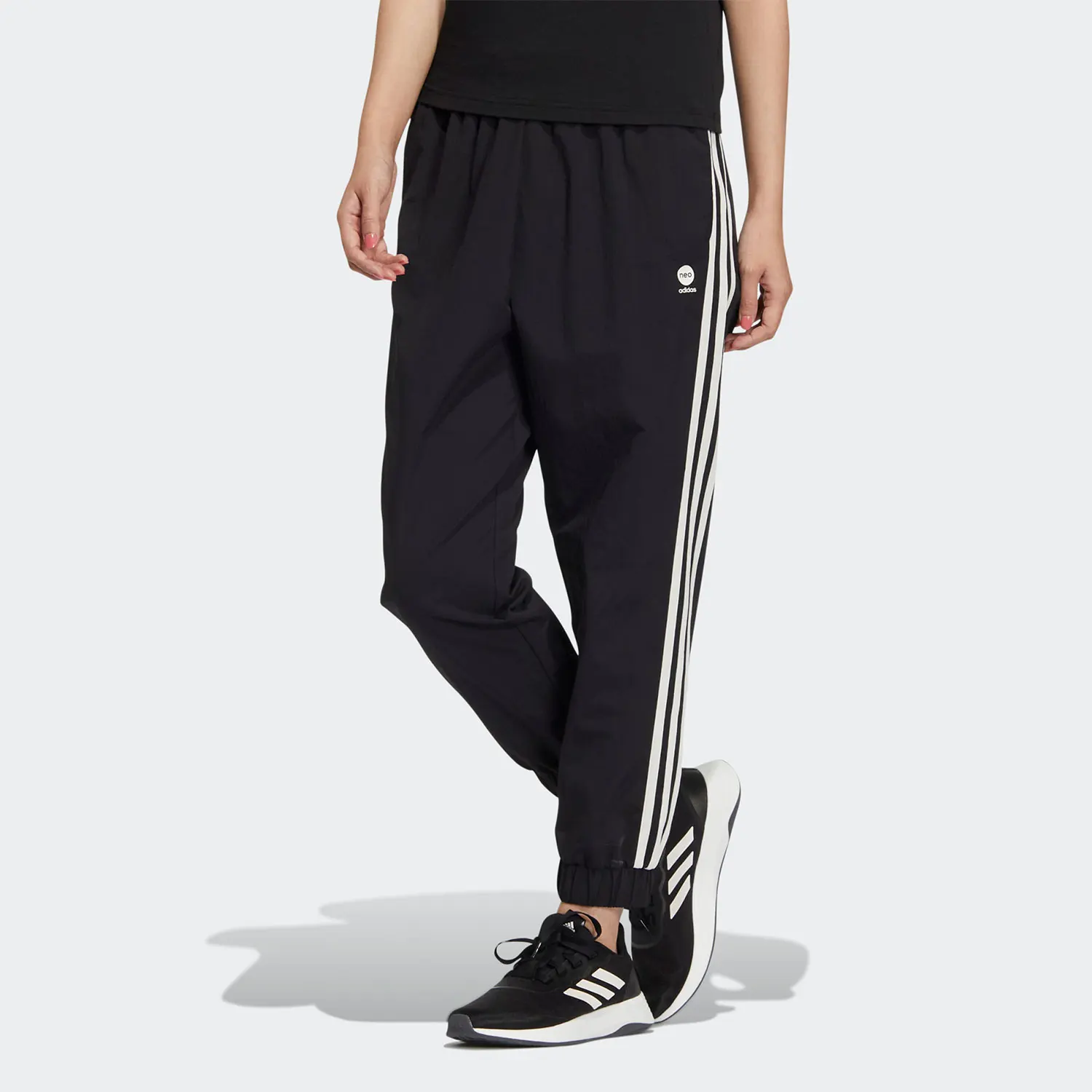 

Оригинальные спортивные брюки Adidas Neo, новая весенняя коллекция, женские, для тренировок и бега, HM7414