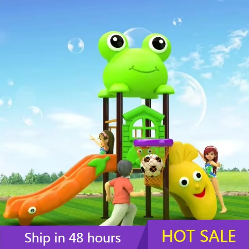 

YTYIN Kindergarten Small Outdoor Slide Swing Combo Park Community Children's Slide Outdoor Amusement Park