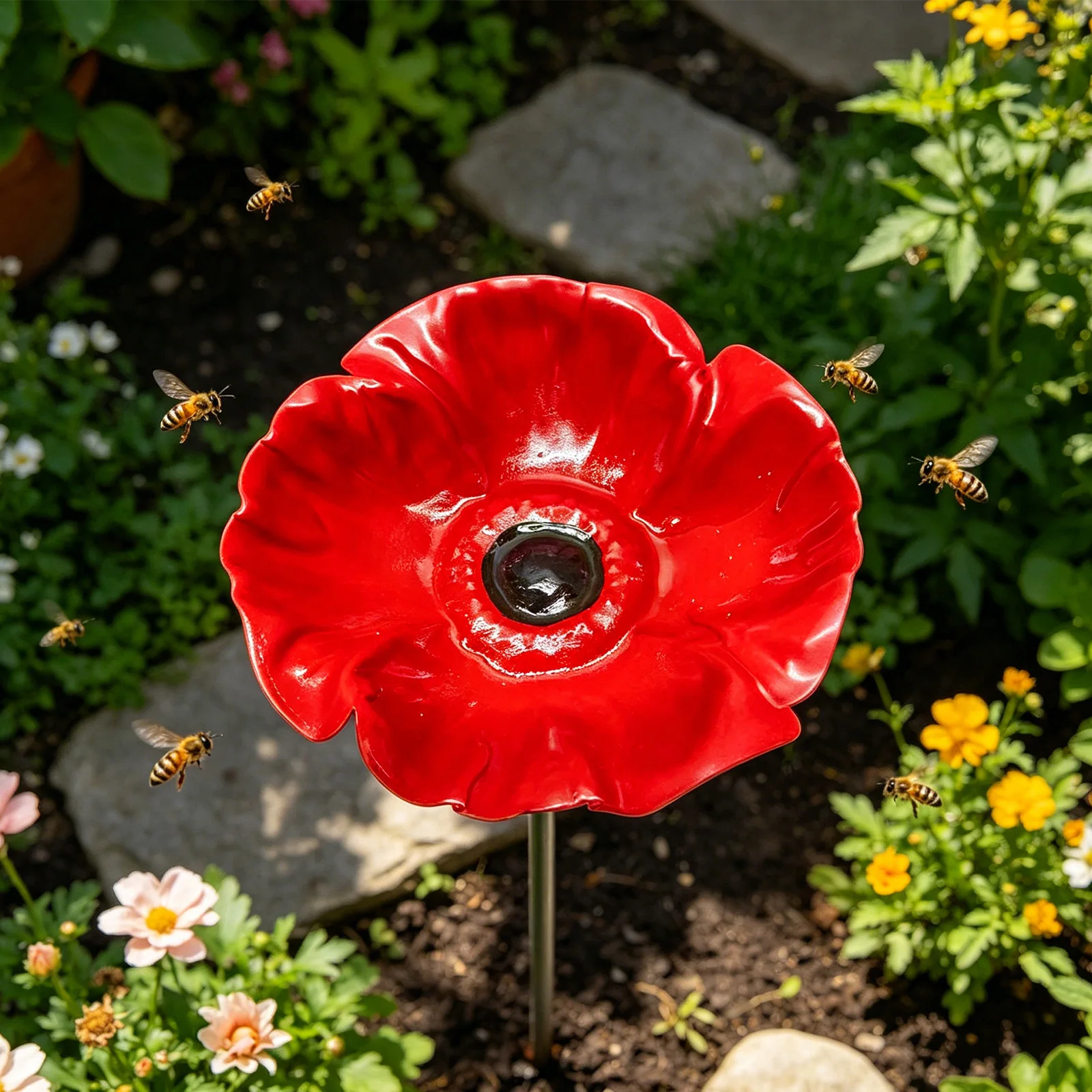 estacao-de-Agua-para-abelhas-com-design-floral-estacas-para-jardim-de-flores-bebedouro-para-passaros-alimentador-de-Agua-para-abelhas-e-borboletas-para-gramado-patio-varanda-fazenda