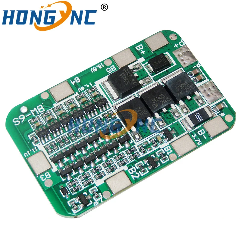 6S 15A 24V PCB BMS Protection Board For 6 Pack 18650 Li-ion Lithium Battery Cell Module