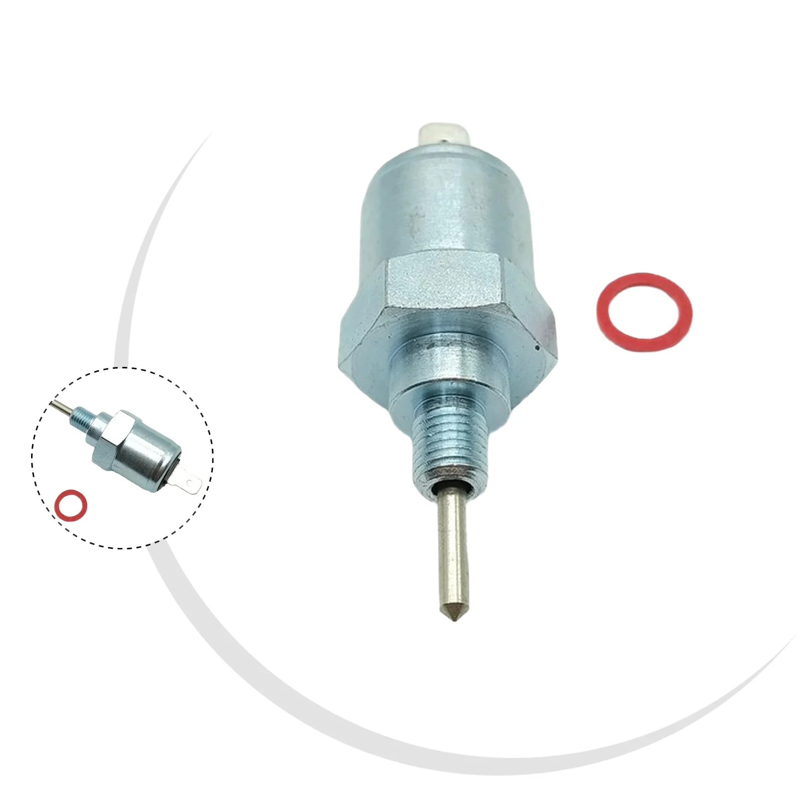 Fuel Cut Off Solenoid Valve for Lawn Garden Tractor Replacement Fits Models 170 175 180 185 240 245 260 with Gasket