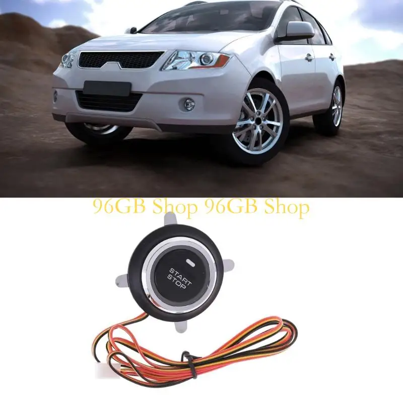 96GB Tap Vehicle Starter Change 12V Intelligent Car Igniting Button Child Safety Lock Tool Complimentary Mounting Plan