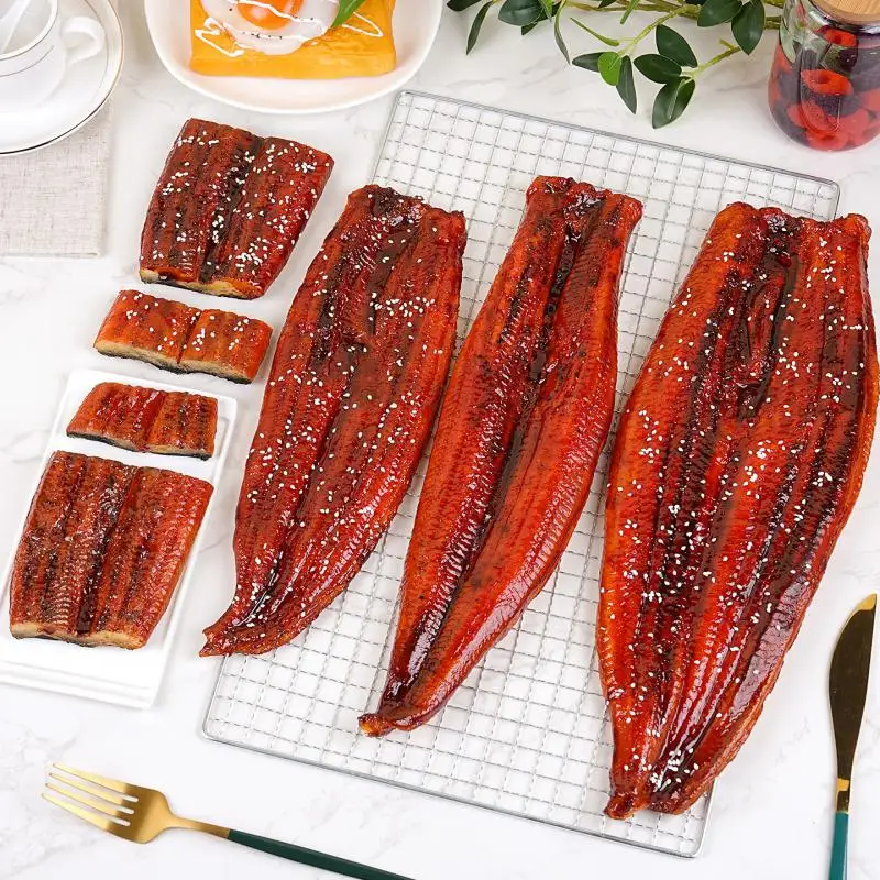 Simulation Food Props Dining Room Hall Hotel Restaurant Store Shop Decoration Artificial Fake Grilled Roasted Eel Fish Model
